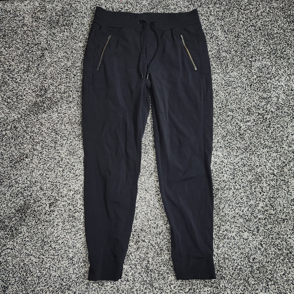 Athleta Trekkie North Jogger Pants Performance Black Women 6 Lightweight Stretch